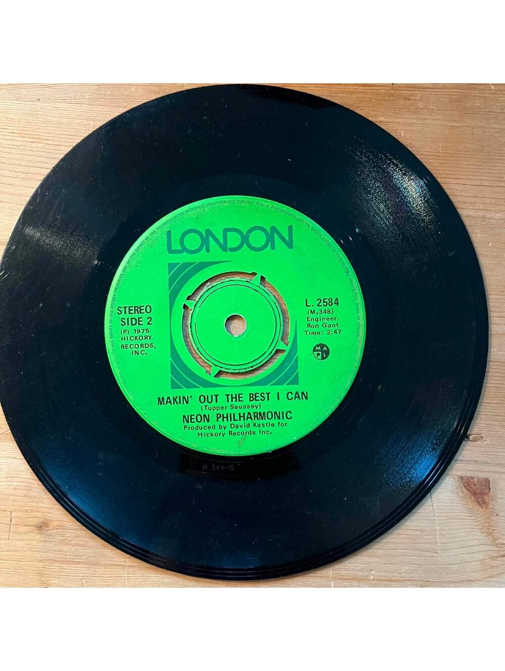 Neon Philharmonic-Makin' Out the Best I Can/So Glad you're a Woman 45rpm VG+ R11